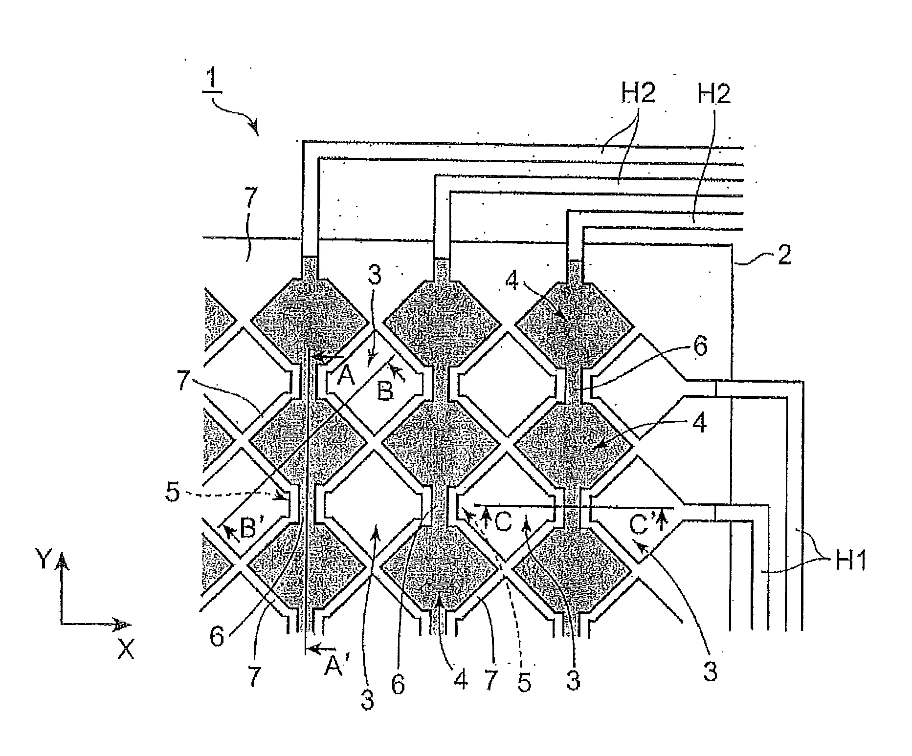 Capacitive touch sensor, manufacturing method therefor, and display device