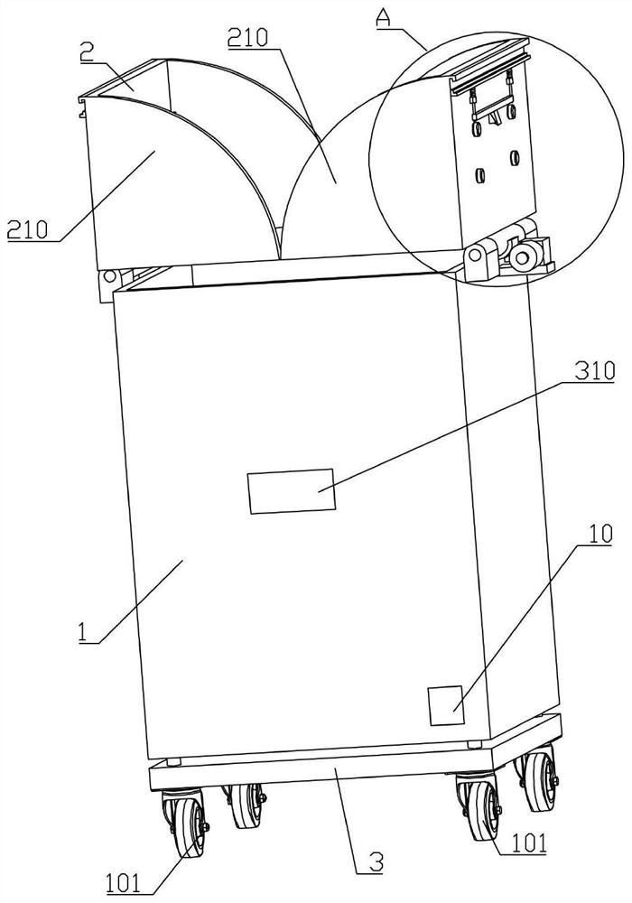 Intelligent medical garbage can and using method thereof