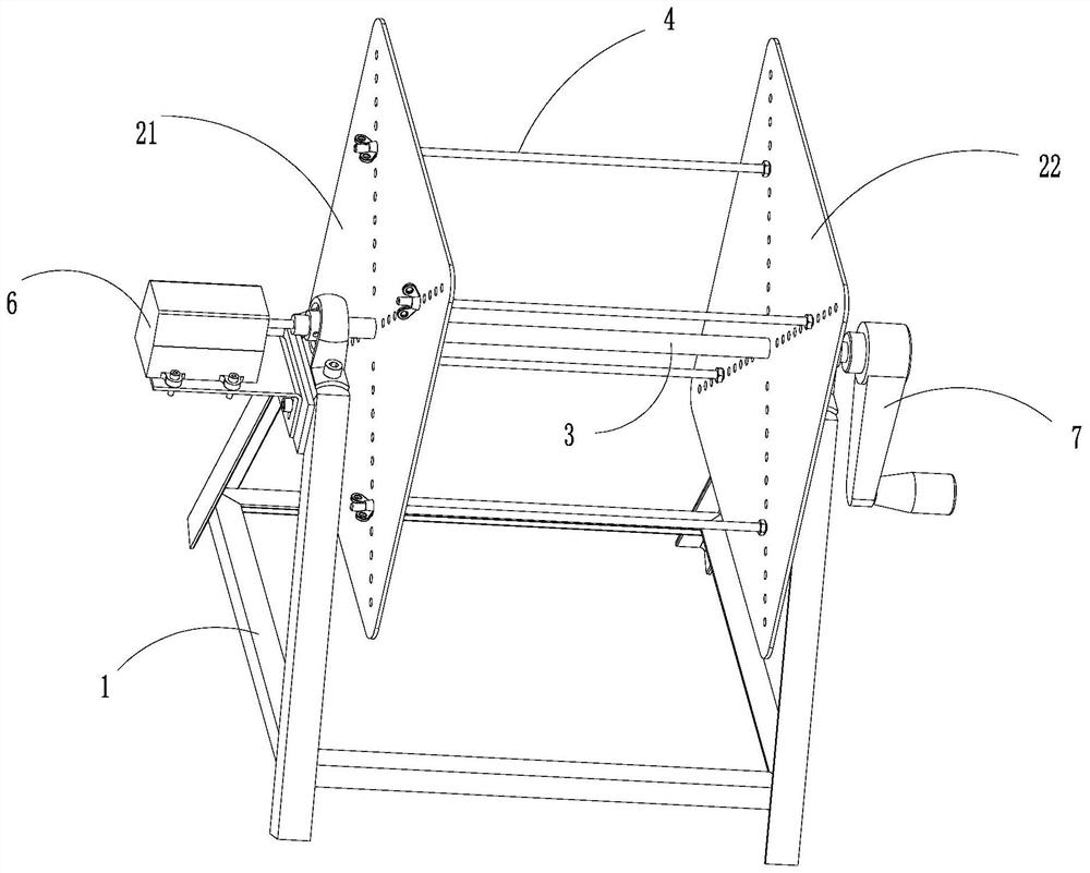 Continuous carbon fiber composite material forming winding machine