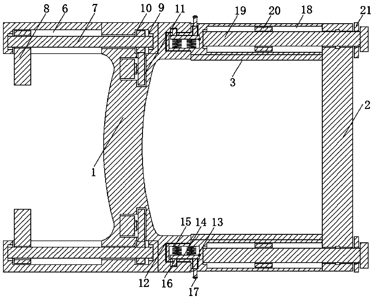 Dummy lumbar vertebra measuring tool for automobile crash test