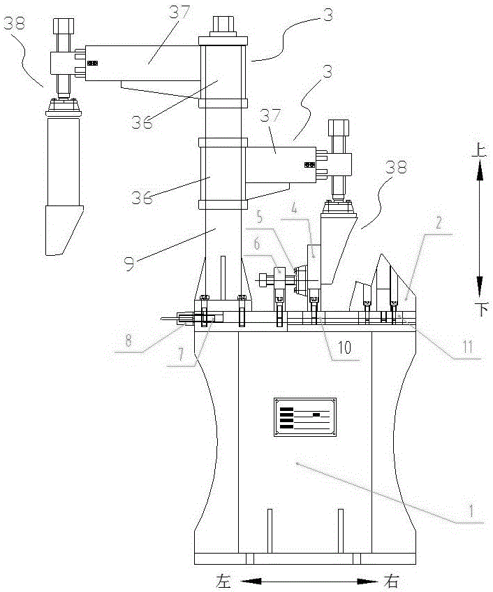 Beam clamping and fixing device