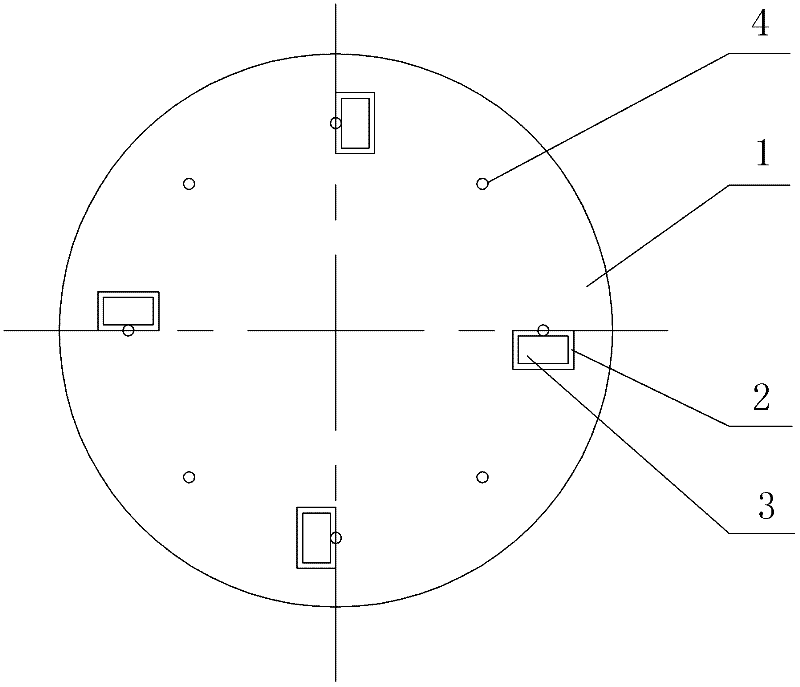 Method for mounting seat pulp cushion plates of petrochemical static equipment and foundation structure