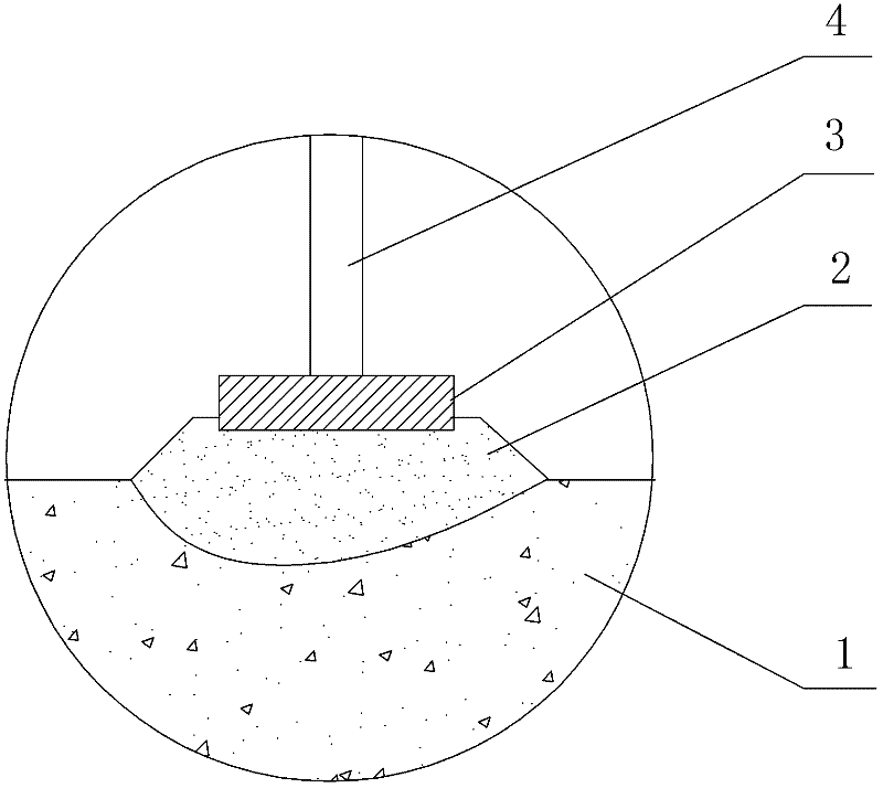 Method for mounting seat pulp cushion plates of petrochemical static equipment and foundation structure