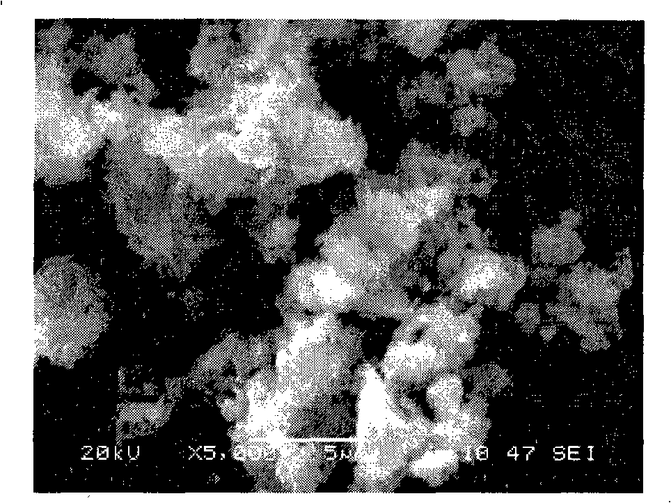 Method for producing lithium ion battery anode material vanadium lithium phosphate by sol-gel method