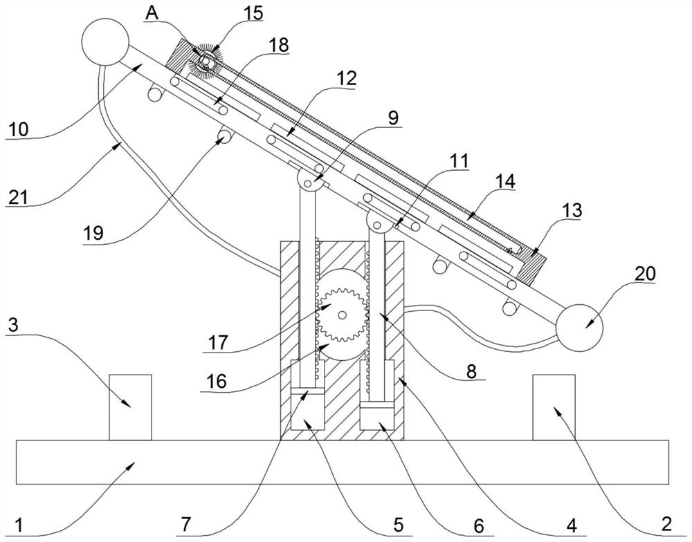 Self-adjusting photovoltaic panel