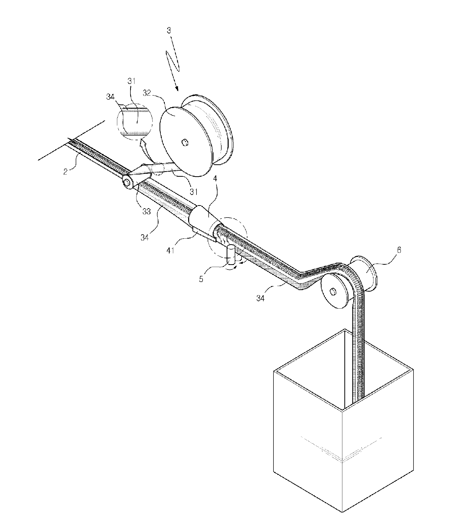 Packing instrument for a bookbinding spring