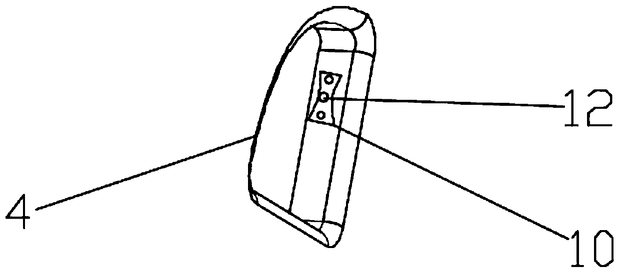 Automobile door preventing collision in case of opening automobile door