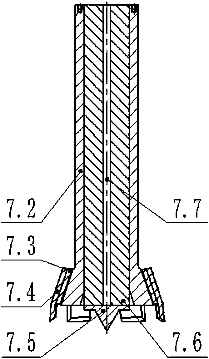 Electric pulse rock-breaking dill bit and experimental facility thereof