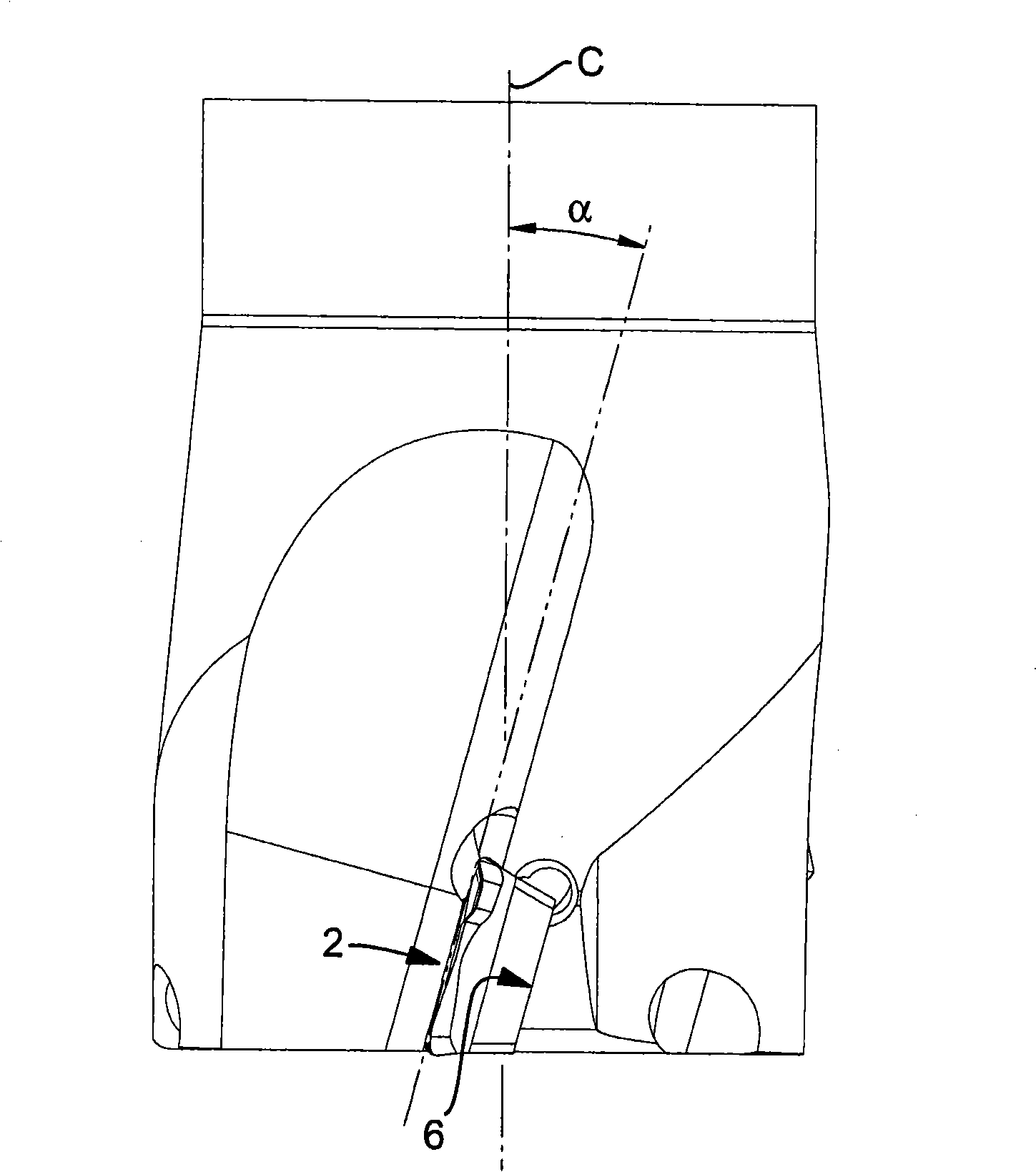 Indexable end-milling insert