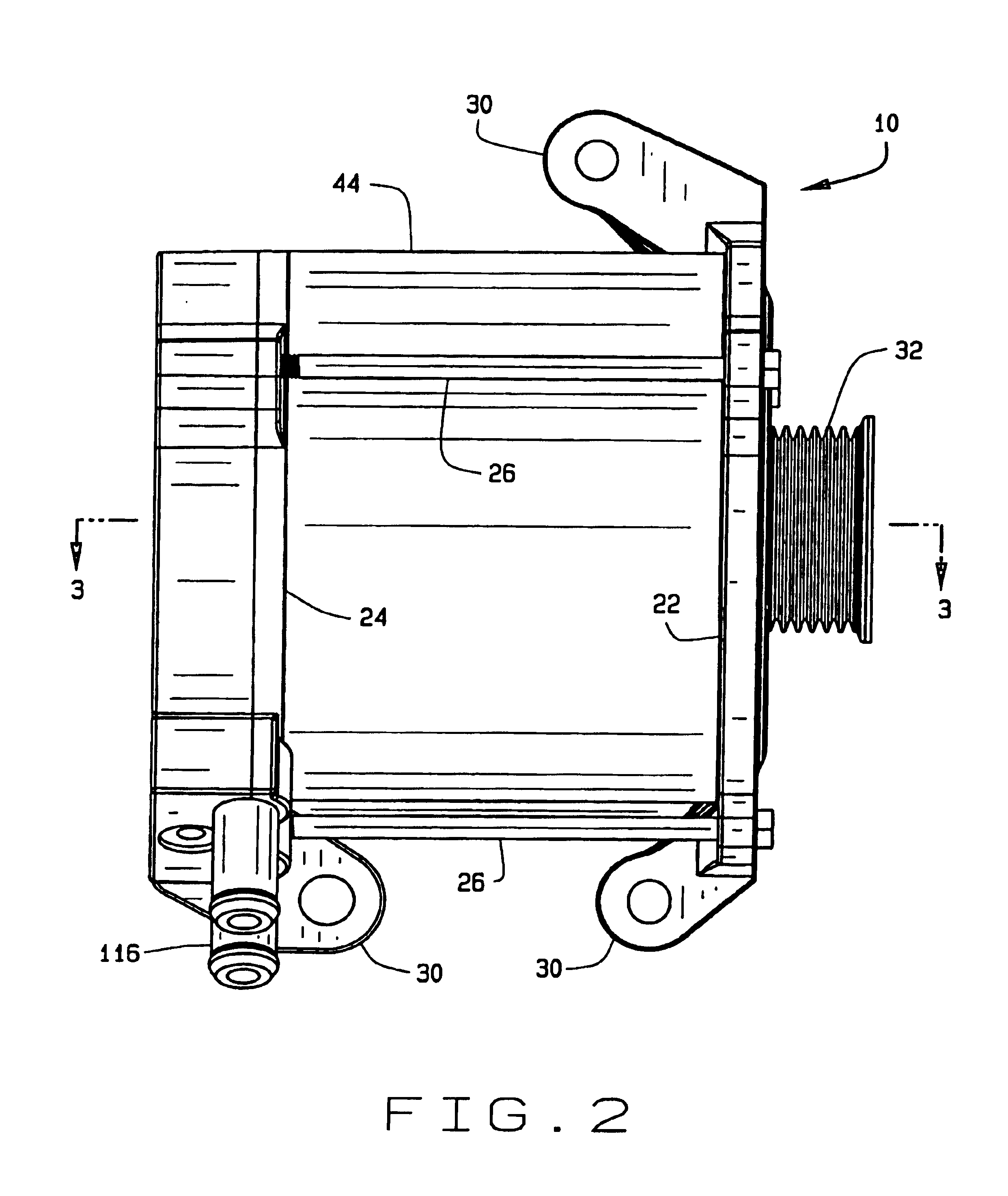 Cooling system for dynamoelectric machine