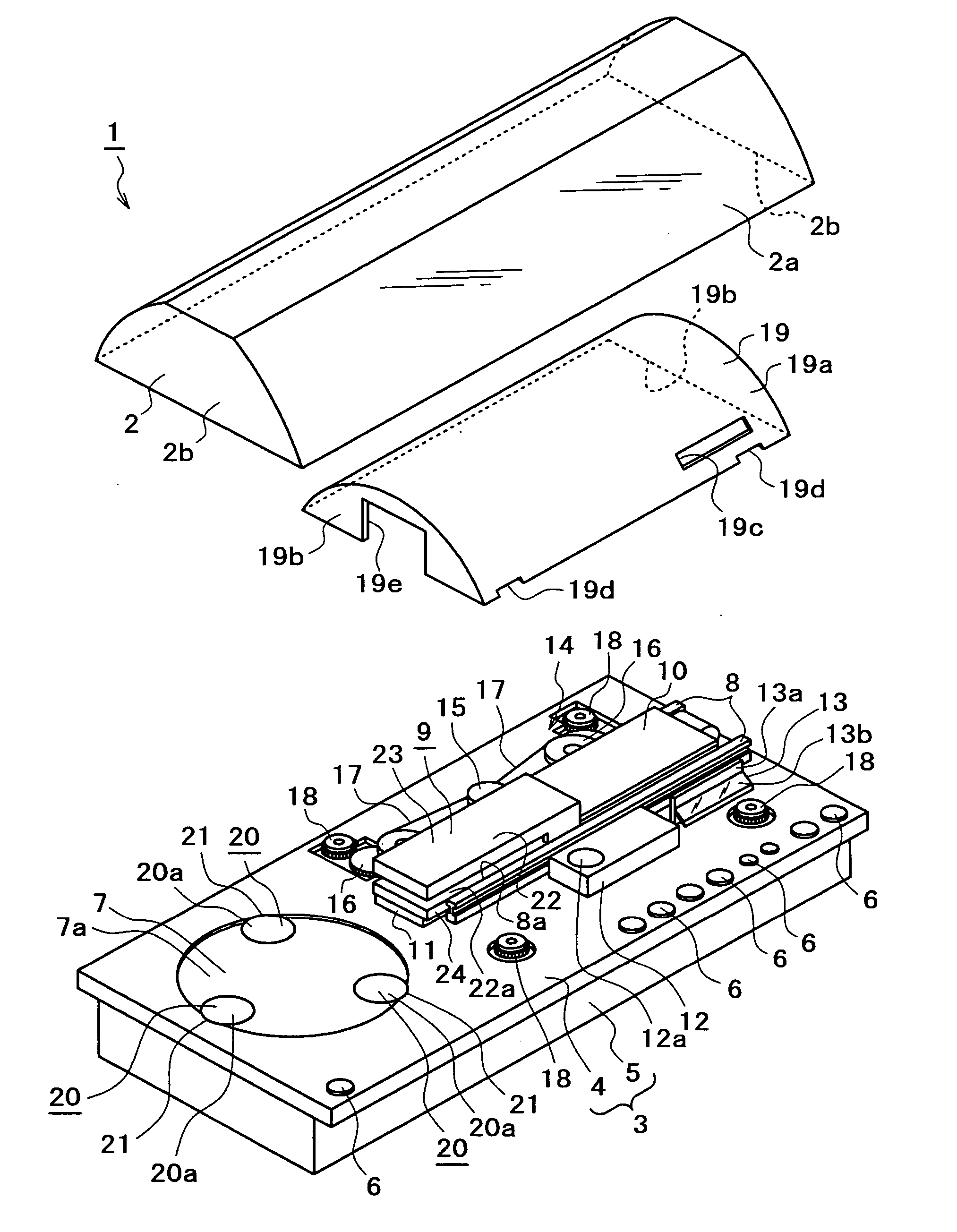 Disk chucking mechanism and disk drive device