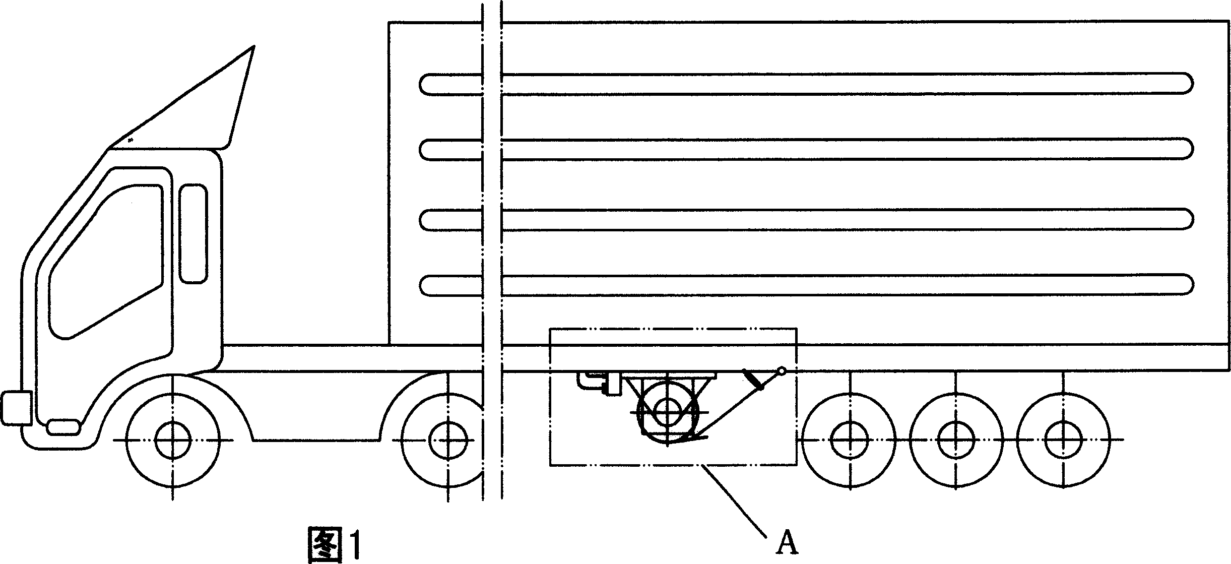 Automobile emergent brake and antiskid device