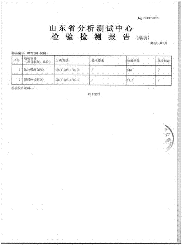 Production process of QT500-12 spheroidal graphite iron casting