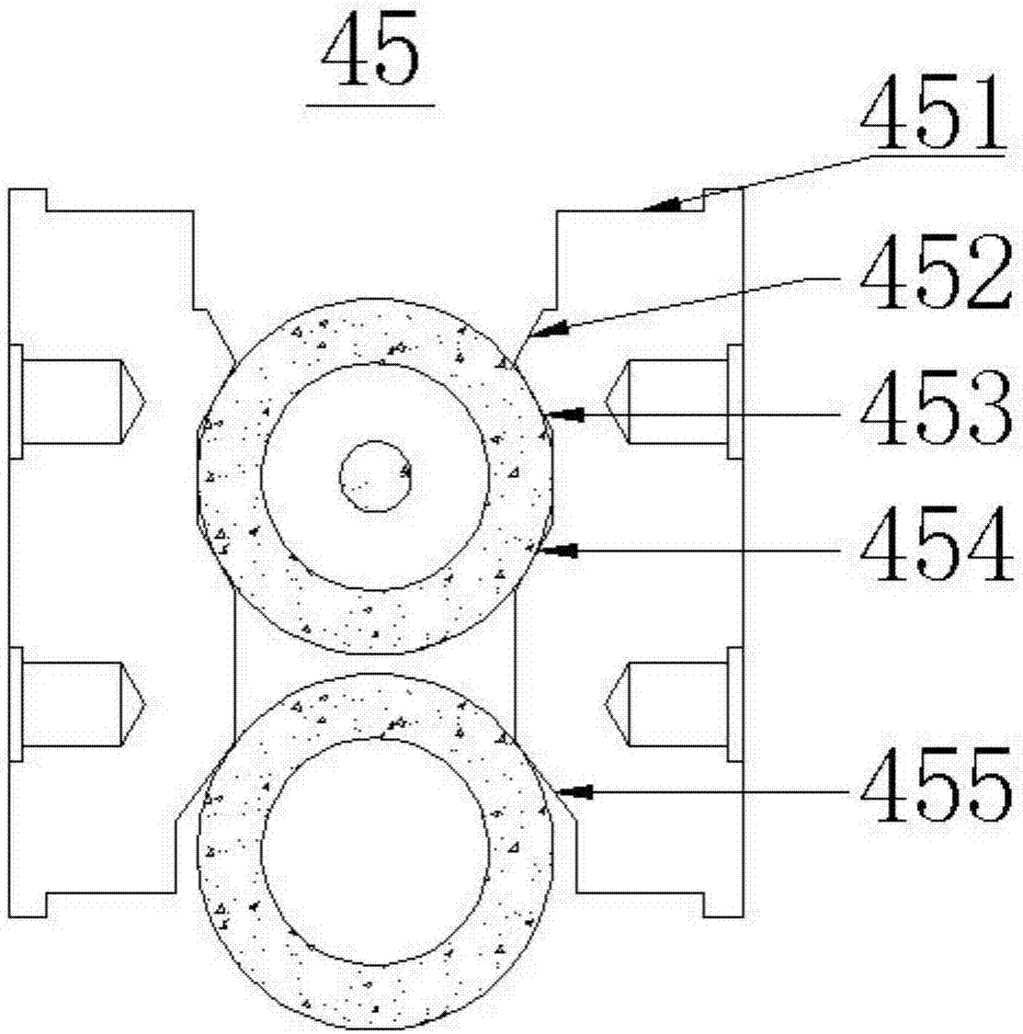 Gear ring feeding device