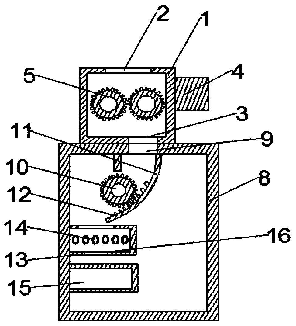 Waste rubber sorting device