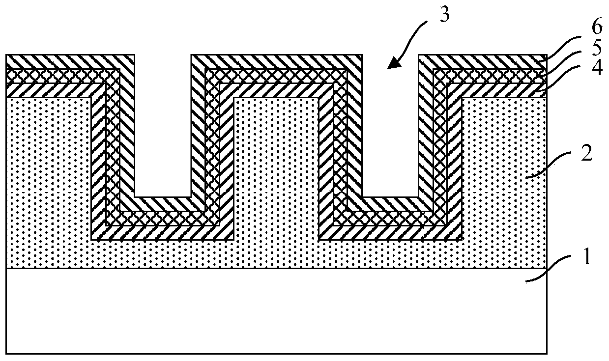 Grooved Schottky device structure and manufacturing method thereof