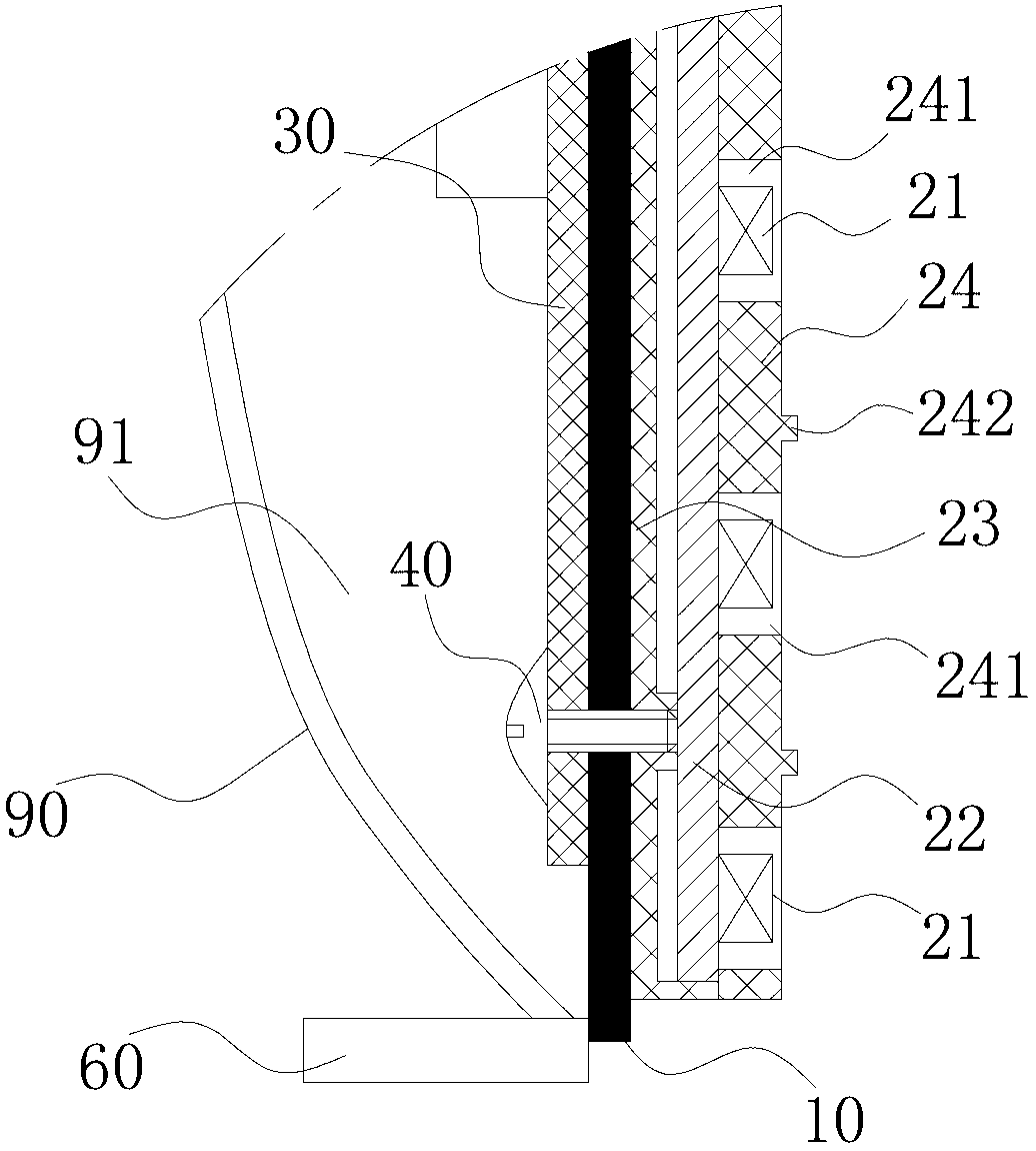 Flexible LED (Light Emitting Diode) display screen