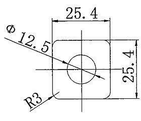 Method for processing copper tube having circular inside and quadrate outside