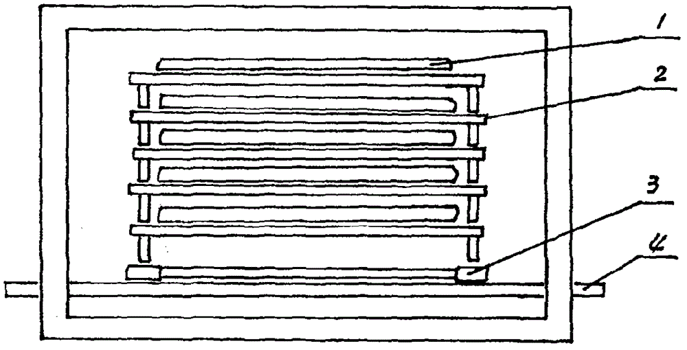 Drying method for hollow ceramic solar panel matrix biscuits formed by slip casting