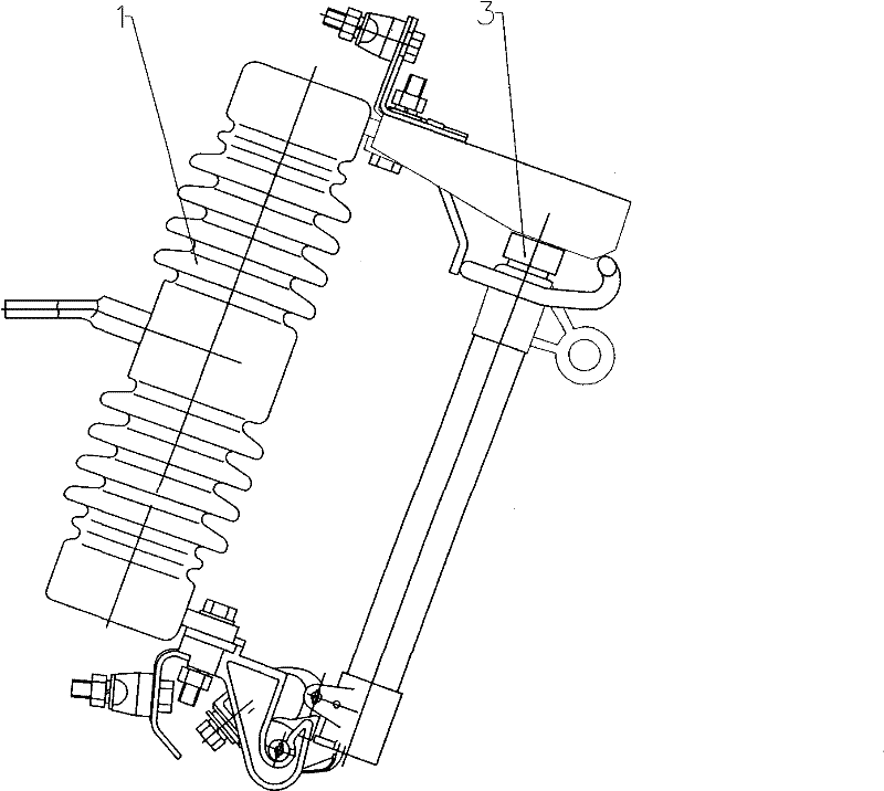 Novel outdoor high-voltage drop type fuse