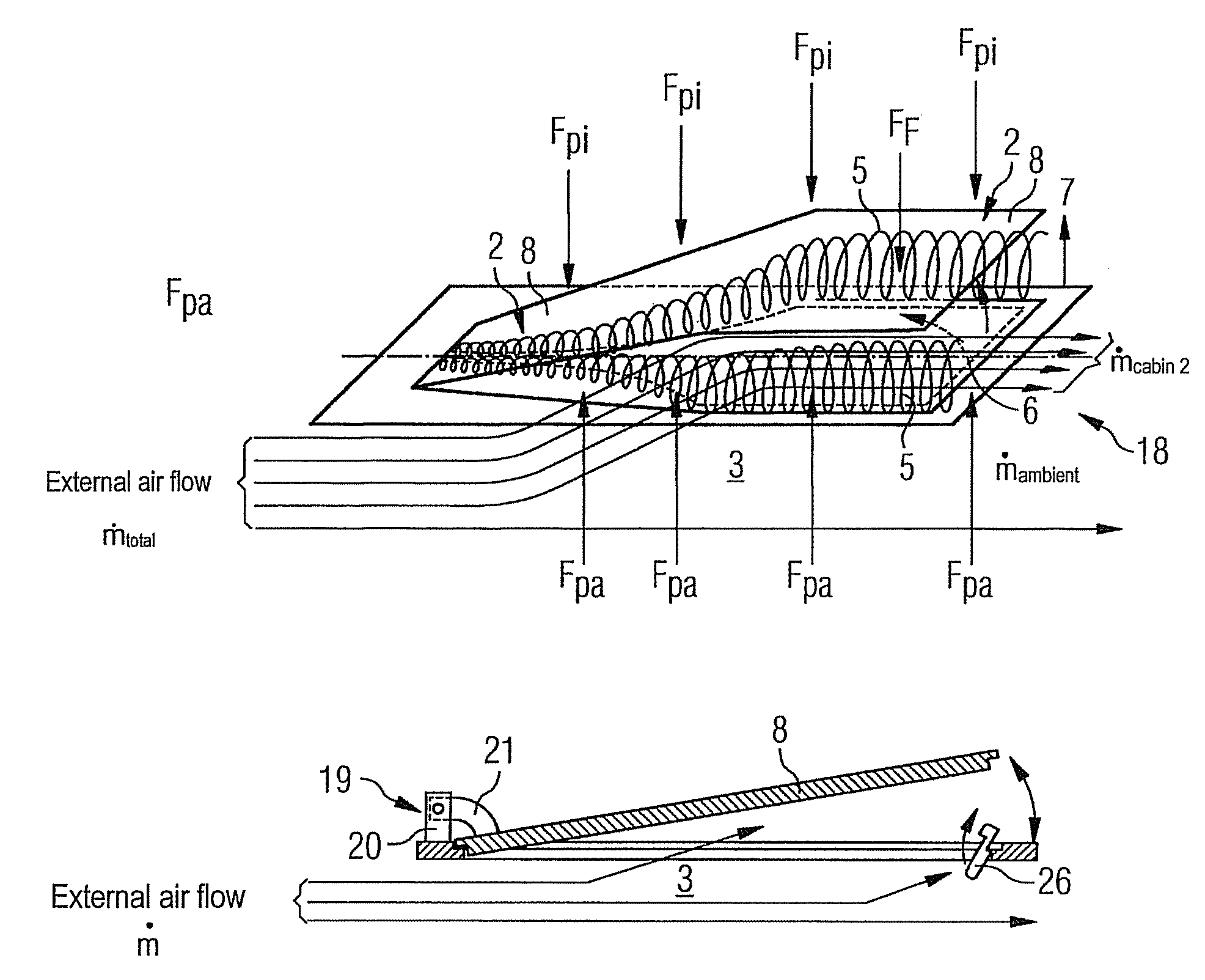 Air inlet valve for an airplane and manufacturing method for an air inlet valve