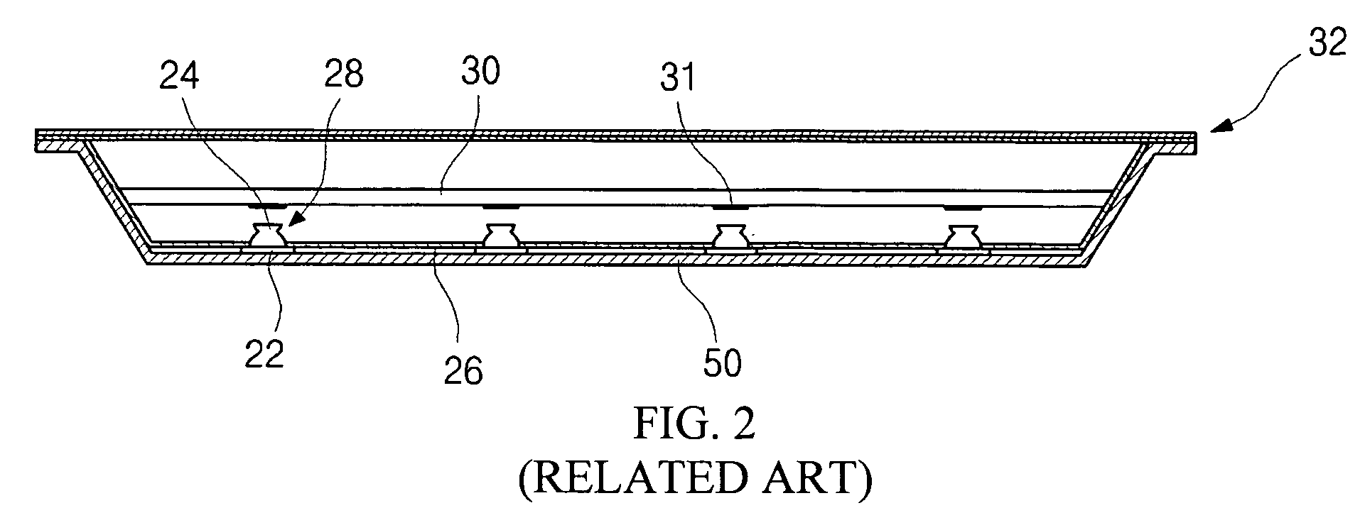 Light-emitting diode backlight assembly and liquid crystal display device using the same