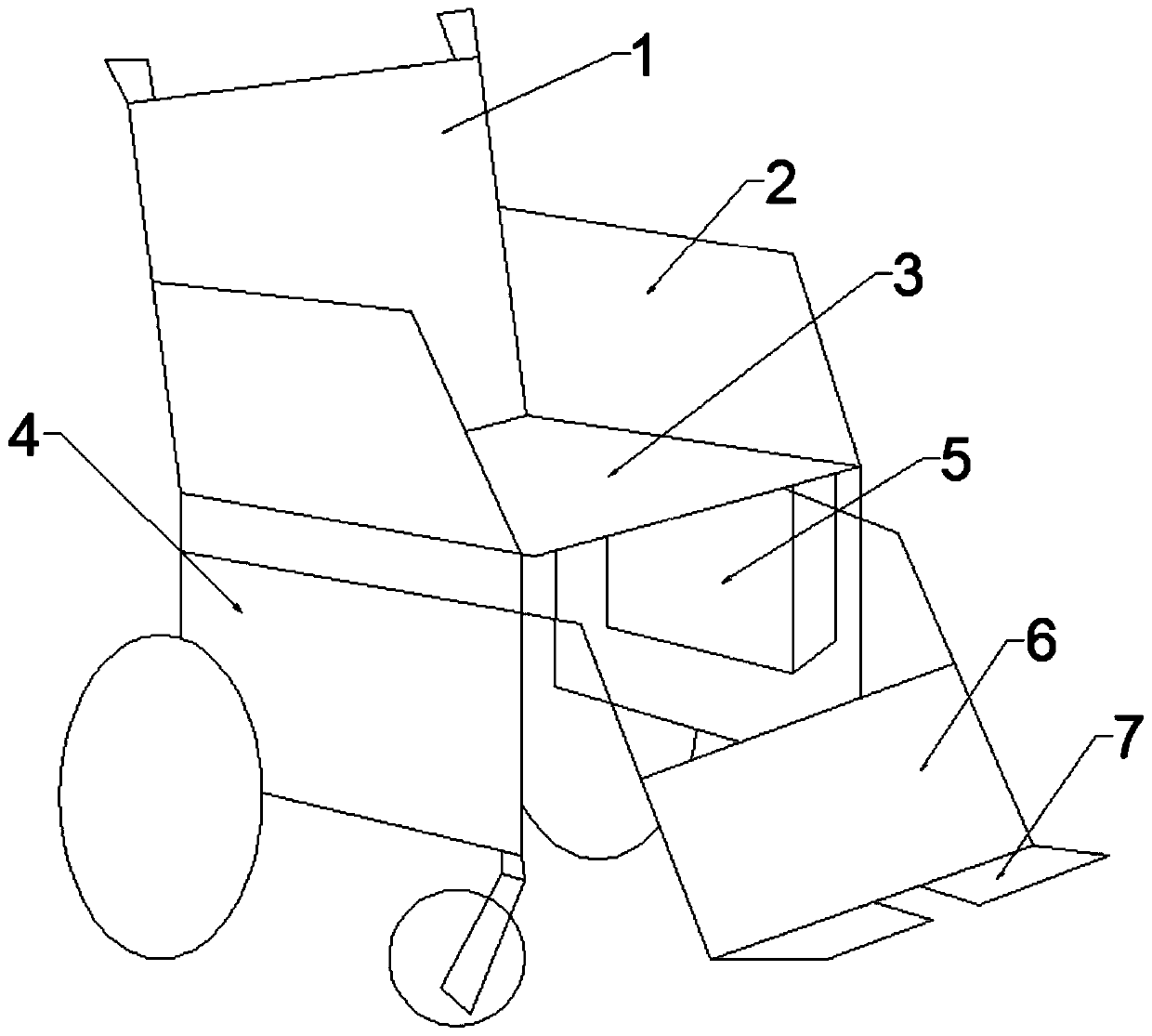 Solar energy charging wheelchair