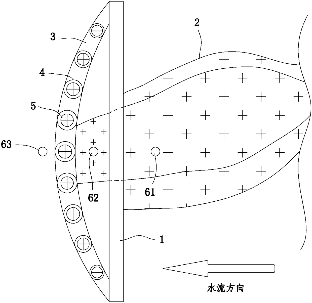 PRB module for underground water pollution restoration