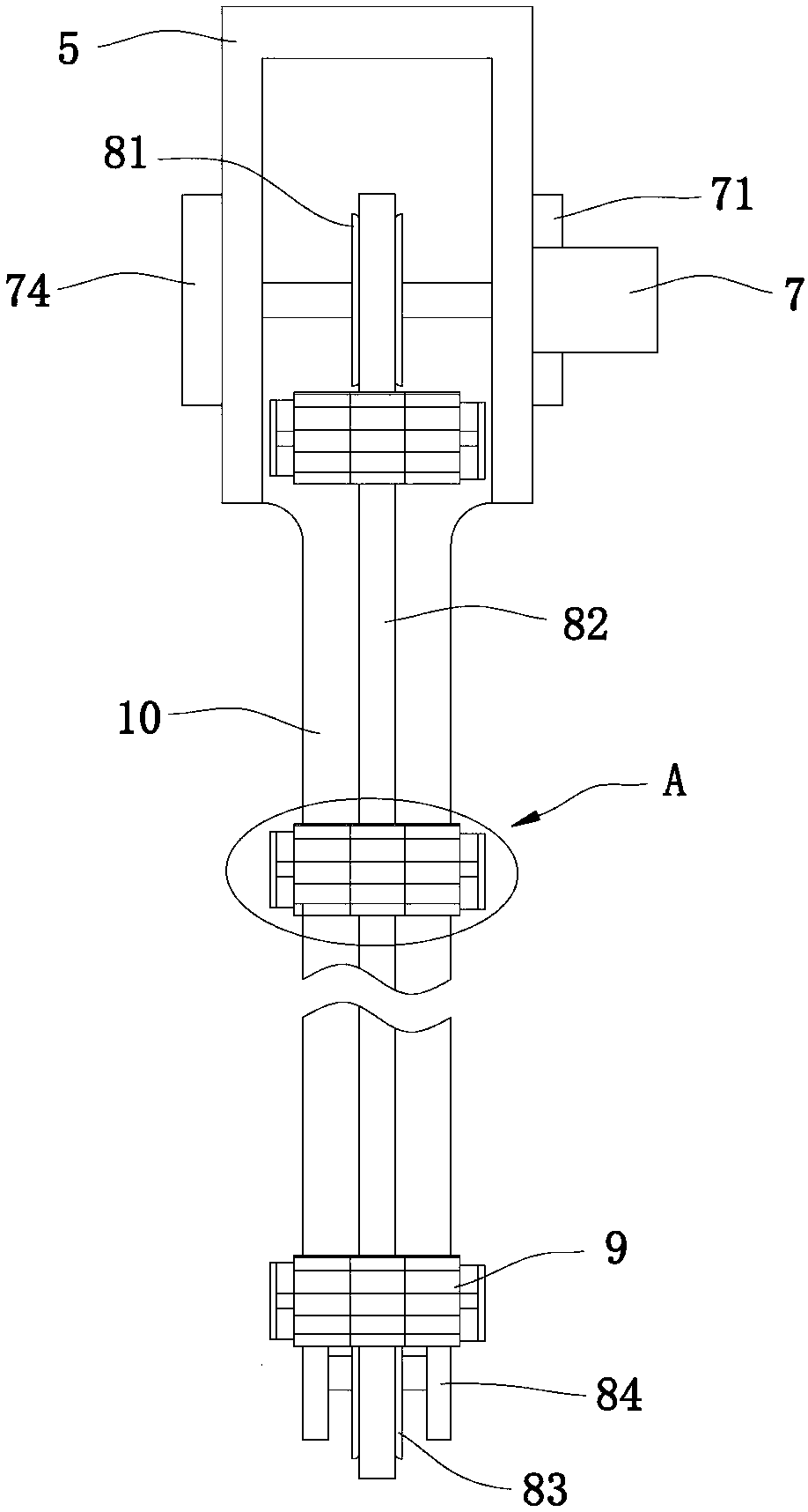 PRB module for underground water pollution restoration