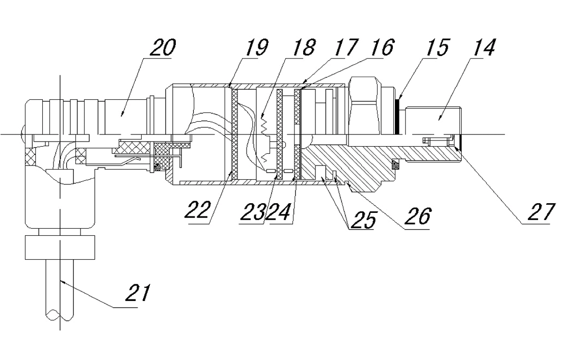 Grounded pressure transmitter