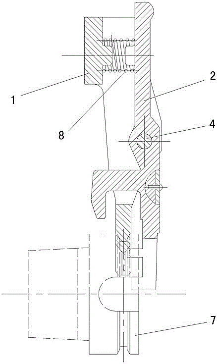 Self-locking tool quick change device