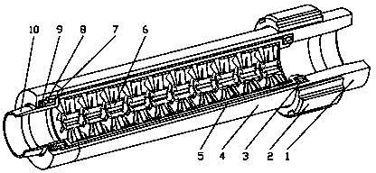 Novel rotary casing scraper