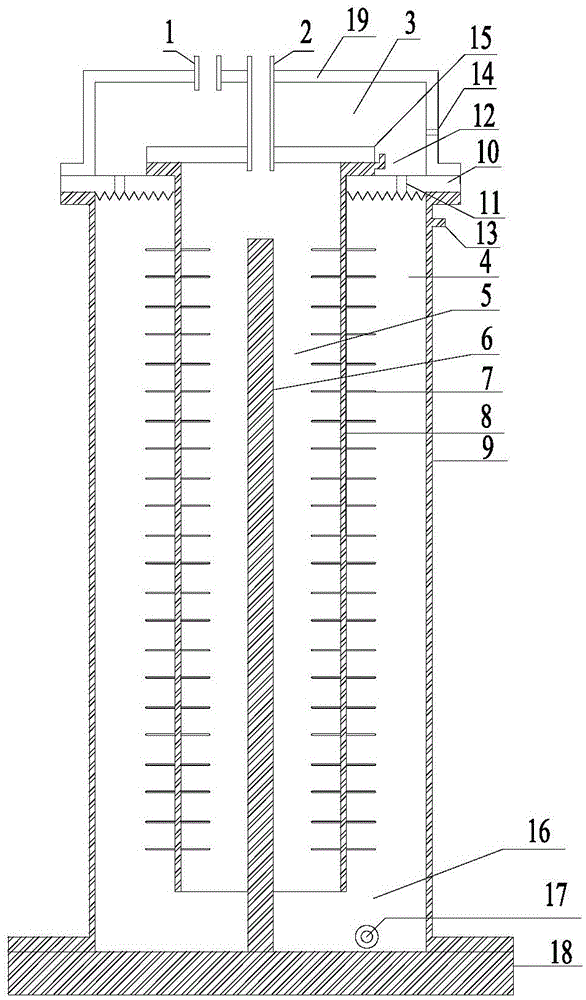 A double-layer sleeve type corona plasma generator