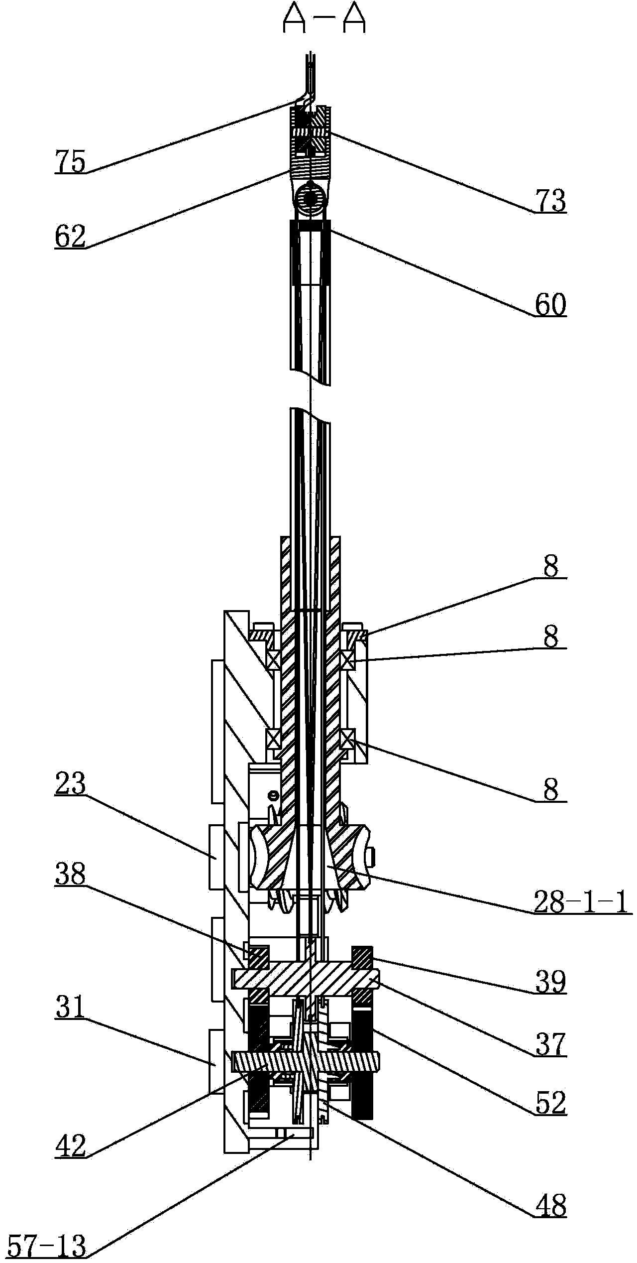 Robot-assisted no-coupling fast-changing titanium clamp surgical device for minimally invasive surgery