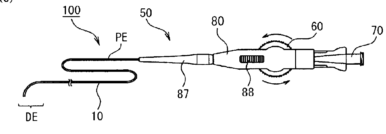 Catheter, catheter manipulation part, and catheter manufacturing method