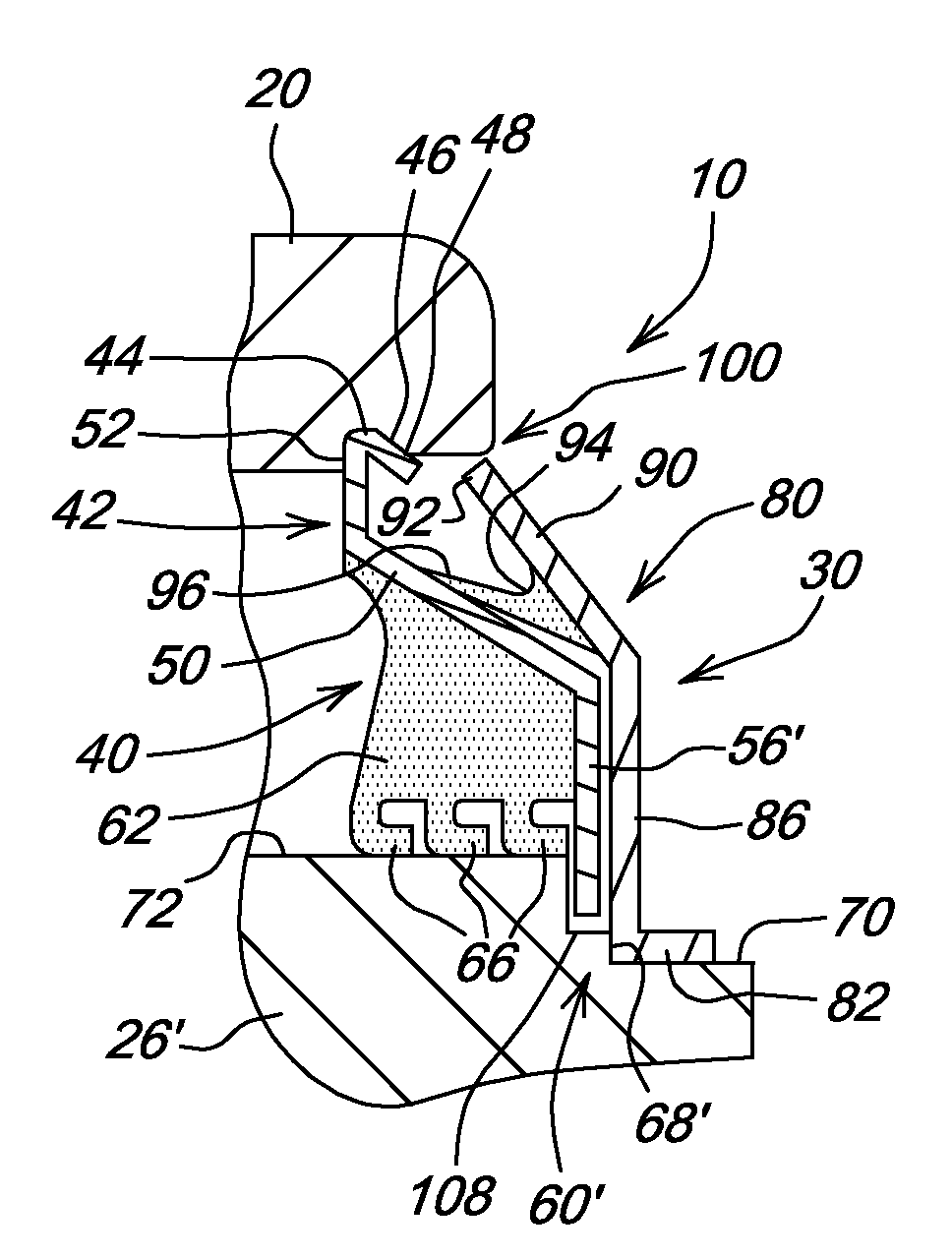 Bearing seal assembly for agricultural applications