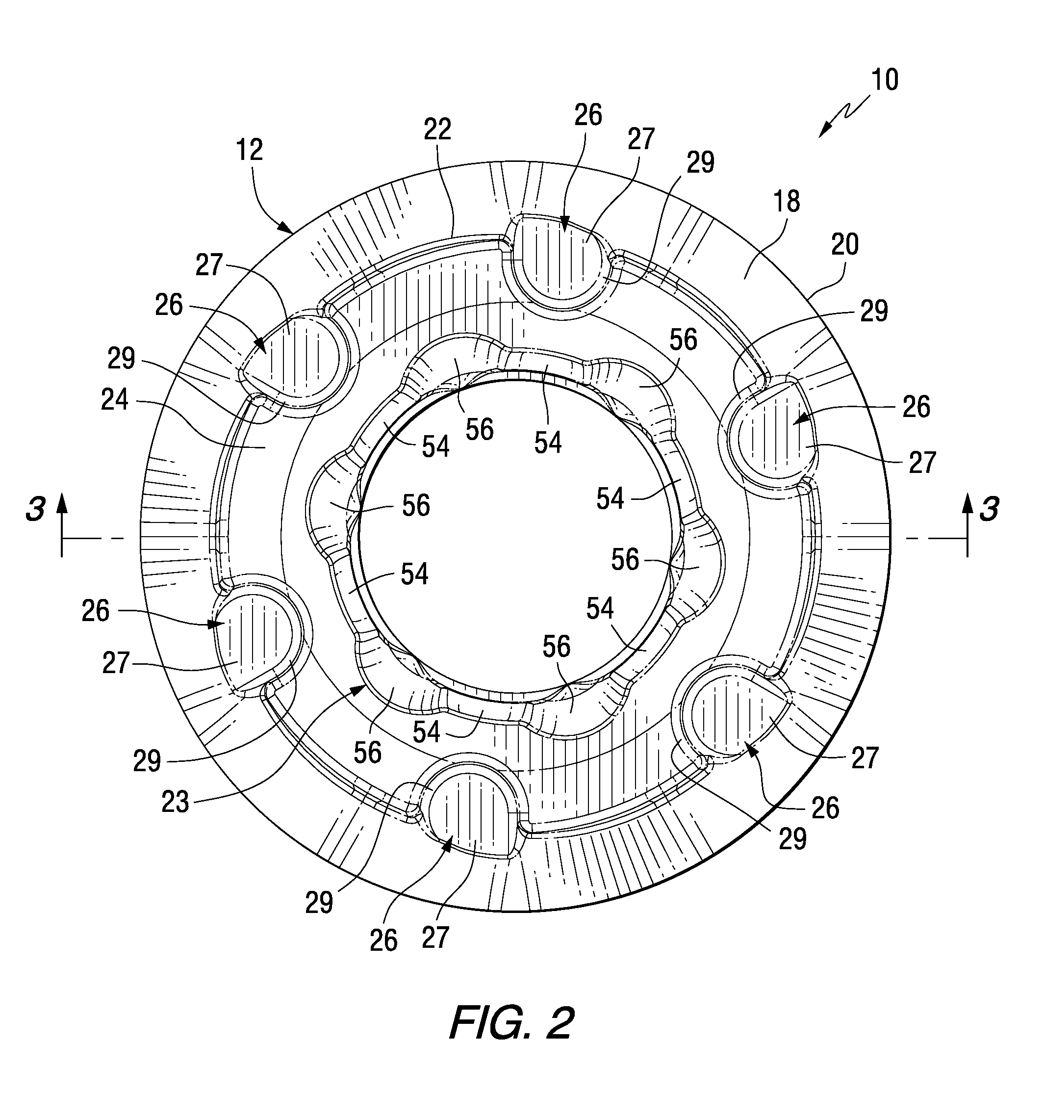 Round Cutting Insert With Anti-Rotation Feature