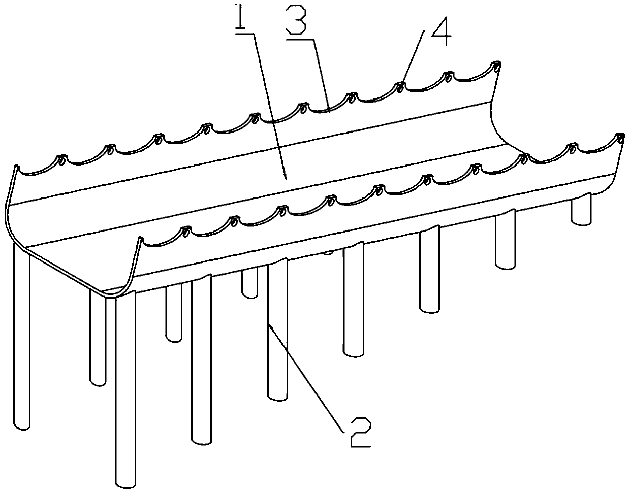 Coke conveying chute