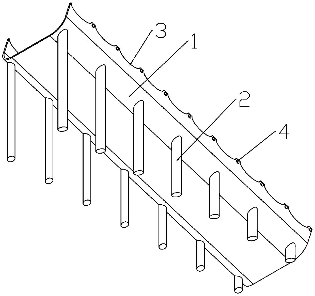 Coke conveying chute