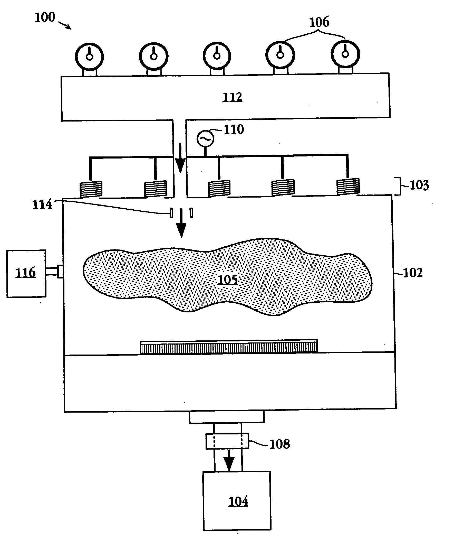 Plasma cleaning of deposition chamber residues using duo-step wafer-less auto clean method