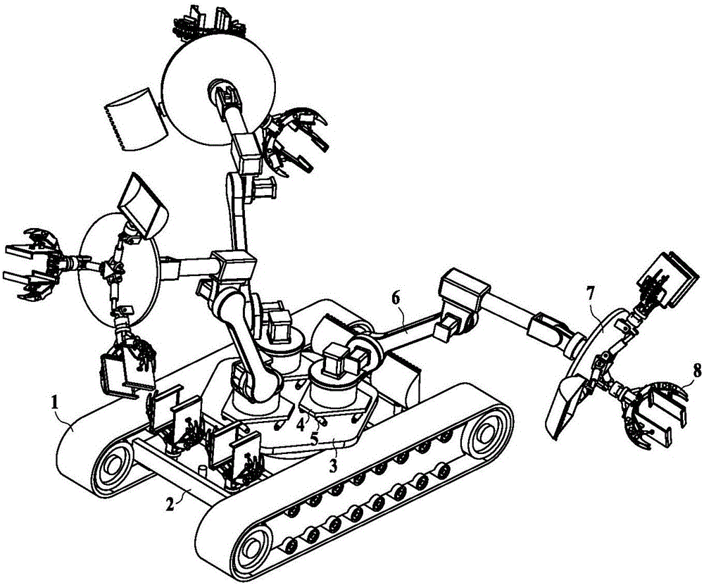 Multifunctional palletizing robot based on Stewart parallel connection platform