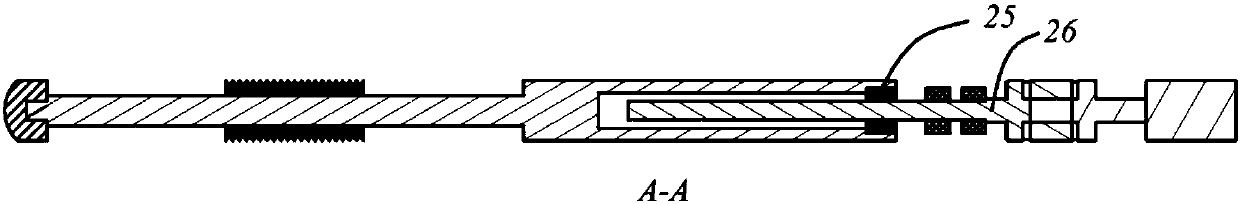 Multi-point synchronous hot-torsion forming device and forming method for hollow blade