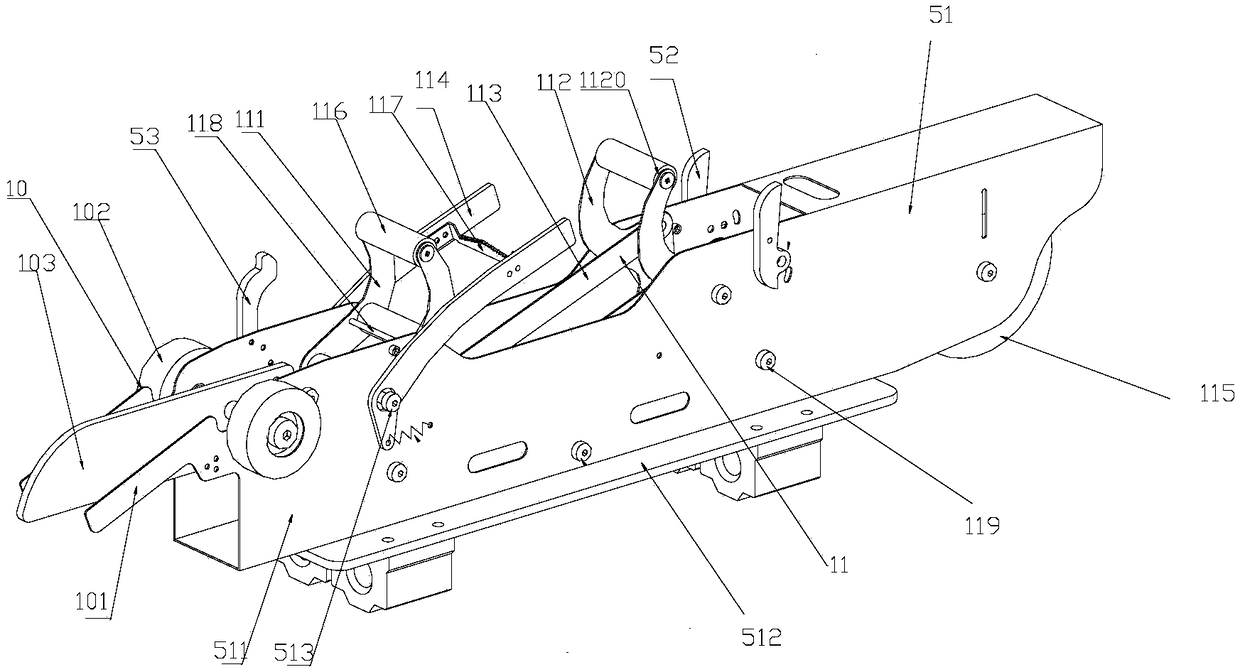 A carton folding packaging device