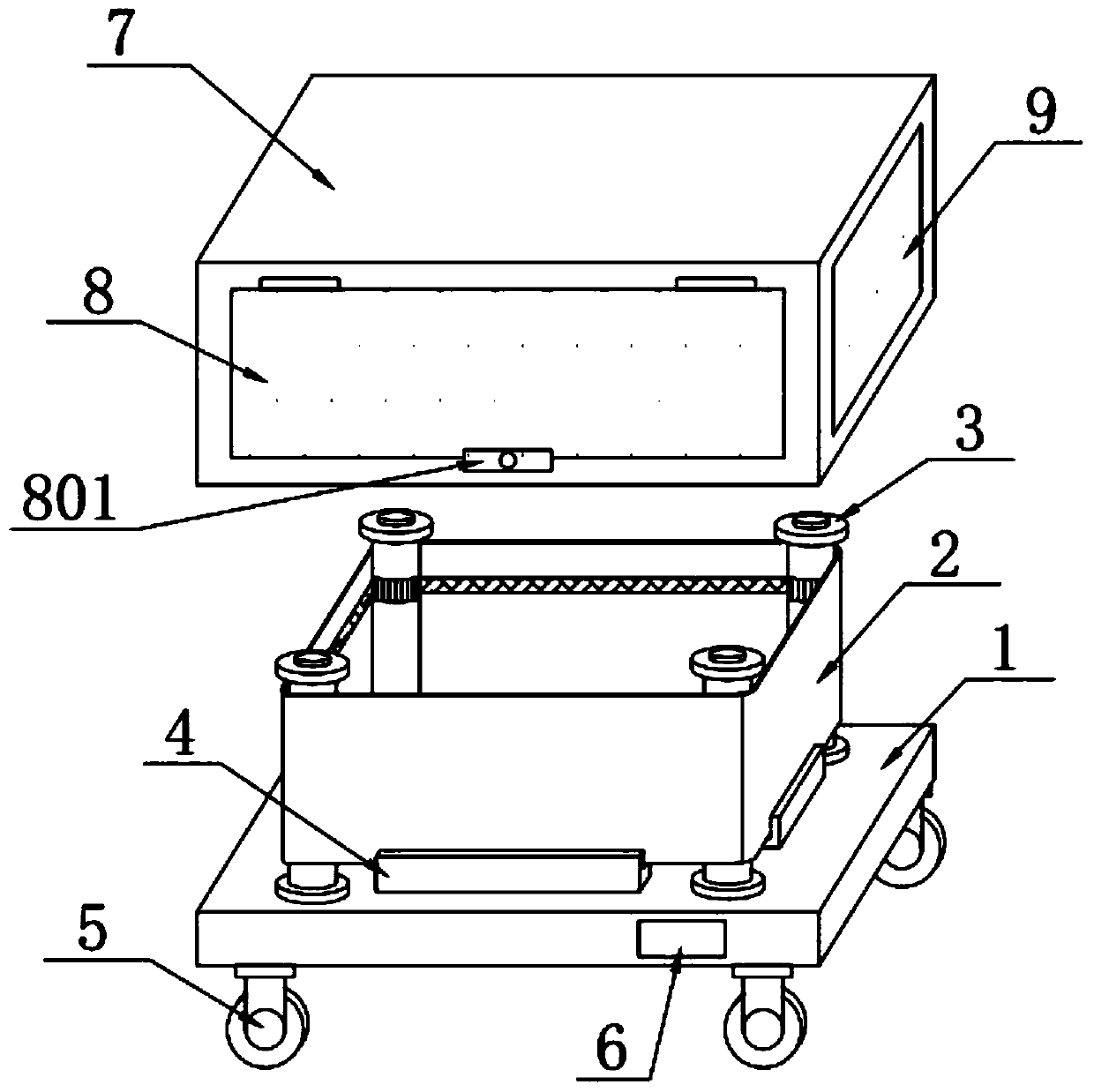 A publicity system and control circuit of a big data publicity device