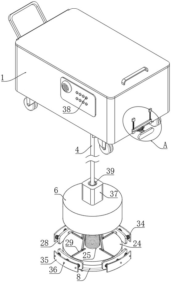 Underground water level observation device for hydrogeology