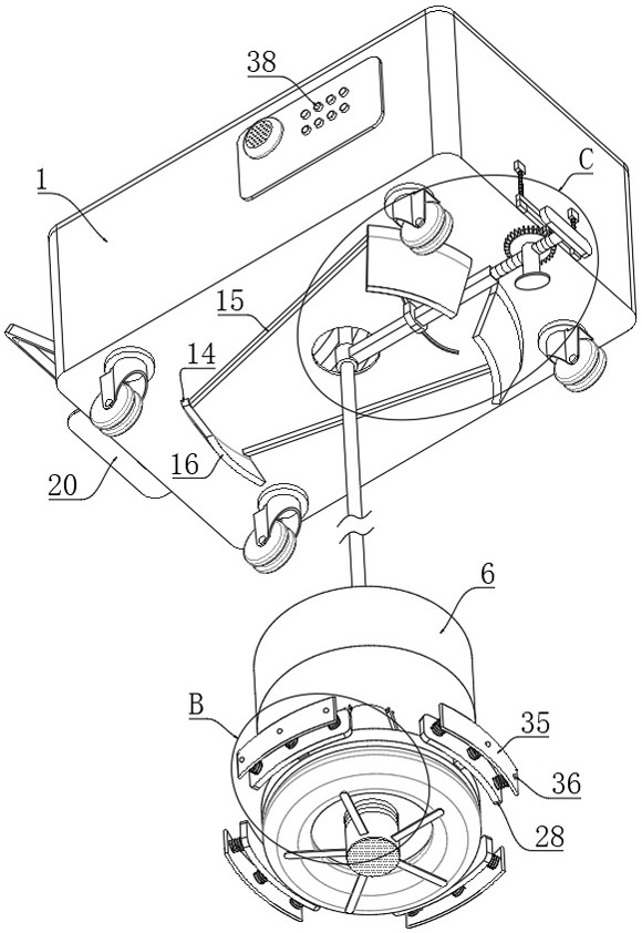 Underground water level observation device for hydrogeology