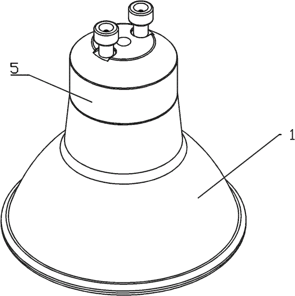 Light-emitting lamp body heat dissipation structure, corresponding lighting device and manufacturing method thereof