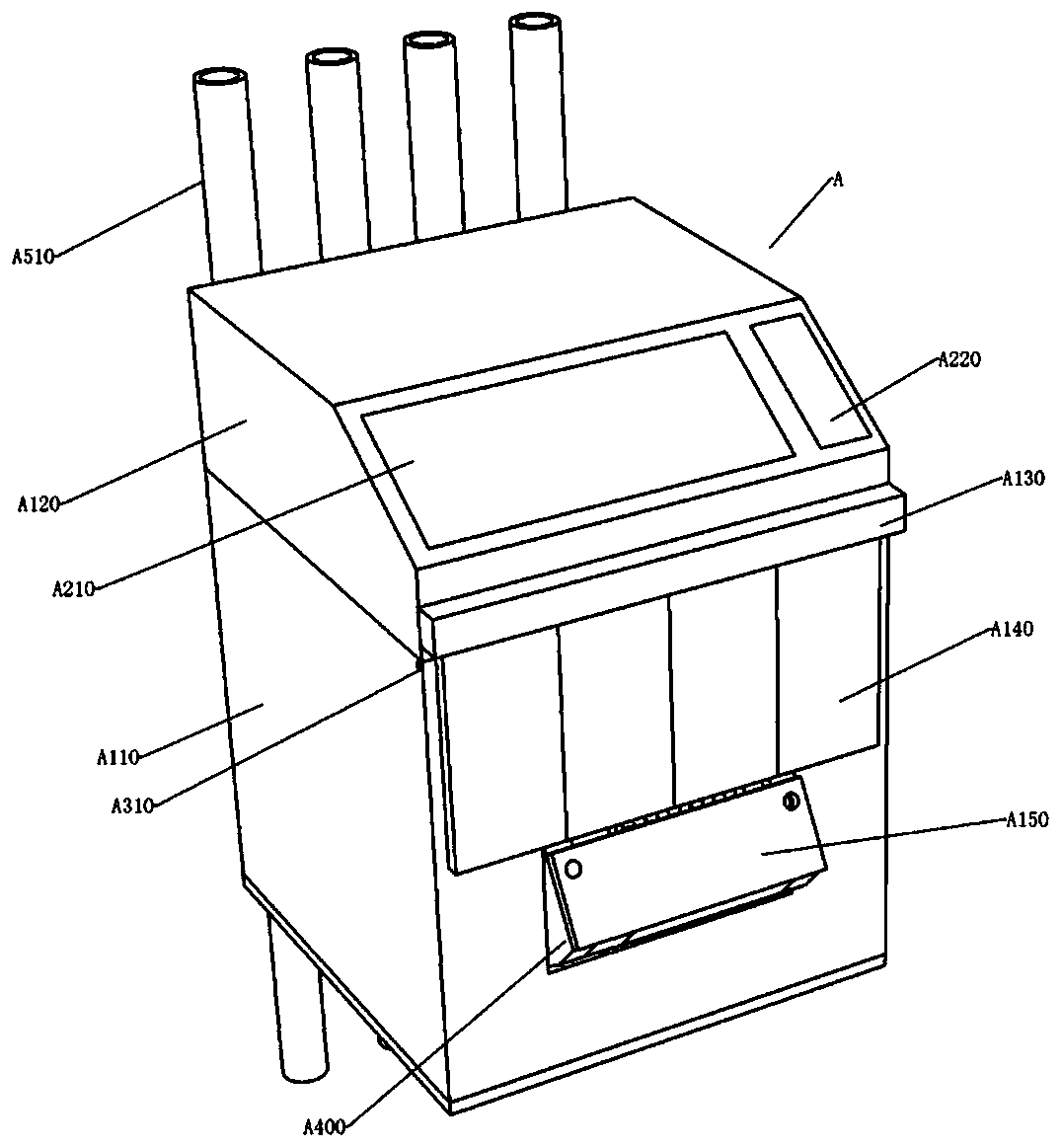 Shredding machine and garbage classification and recovery system thereof