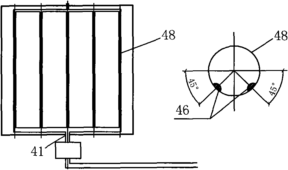 Rapid manual land infiltration treatment system and method for purifying river water by applying the same