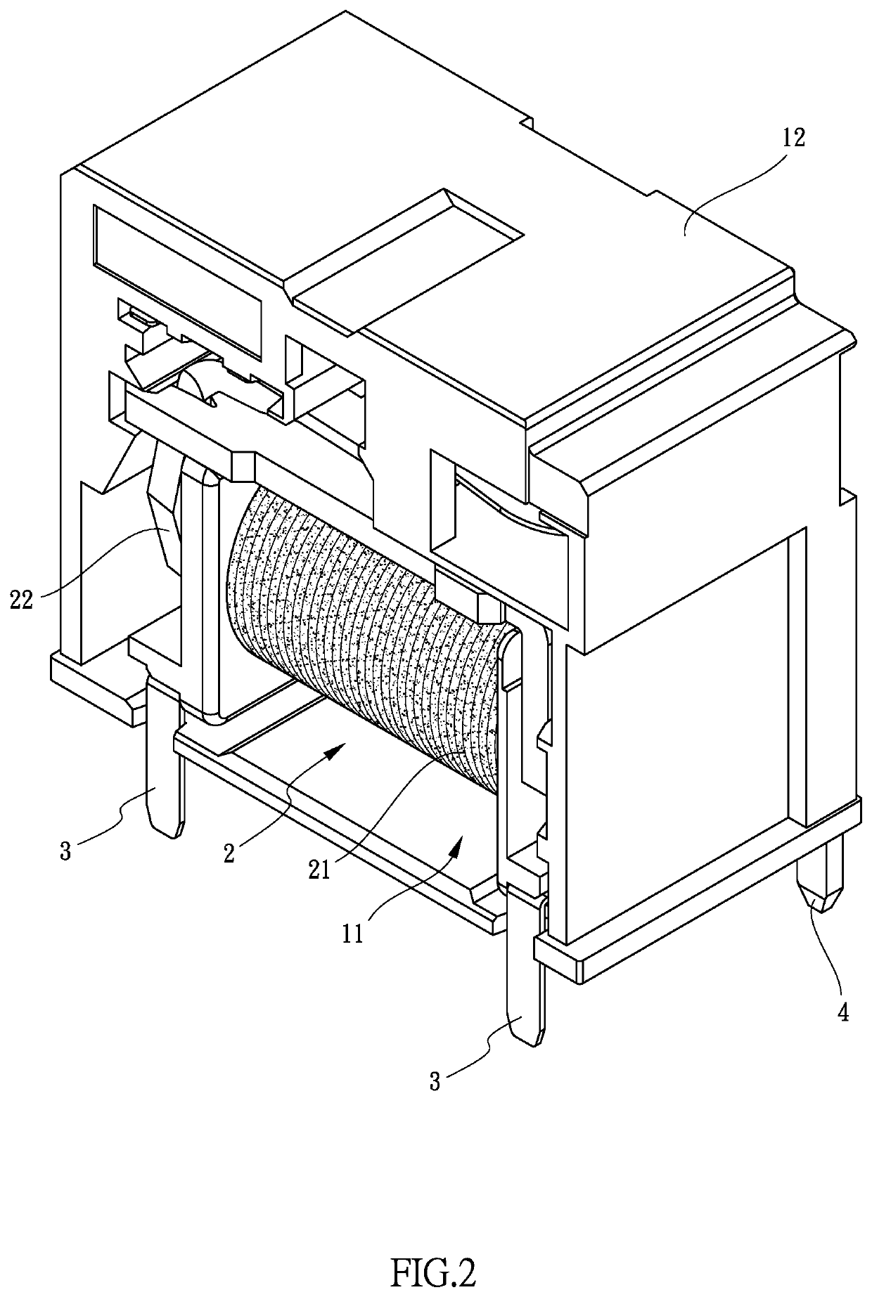 Armature of relay